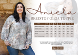 Aniela printed breistof toppie