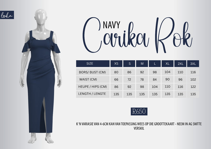 Carika rokkie - navy